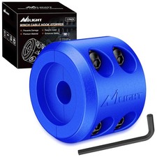 Nilight Winch Stopper for ATV UTV Truck SUV Winch Cable Hook Rubber Stopper Prot picture