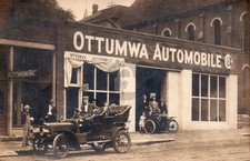 Ottumwa Iowa c1910 Automobile Co. Garage Sales RPPC Photo Postcard COPY picture