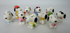 LOT of 10 Unique Vintage Snoopy Peanuts Pencil Toppers Joe Cool 1970's/80's picture