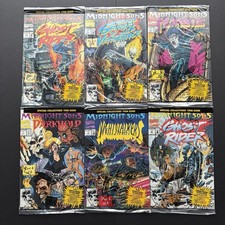 Marvel Comics Rise of the Midnight Sons #1-6 Sealed Polybags 1992 Complete Set picture