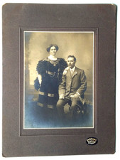 Photo Antique Man and Woman Brisbane Australian theme early 1900s Large ORIGINAL picture