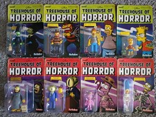 Super 7 Wave 1 & 2 The Simpsons Treehouse of Horror ReAction Complete Sets  picture