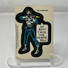 Topps Marvel 1976 Super Heroes Stickers The Punisher Sticker Rookie RC Read picture
