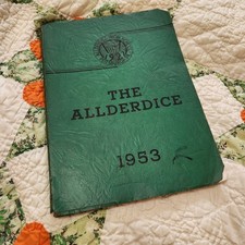 VTG 50s High School Yearbook Allderdice Pittsburgh Pennsylvania 1953 picture