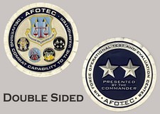 Air Force Operational Test Evaluation Center Commander Challenge Coin  J#27 picture