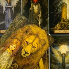 Mystic Forest Tarot Deck 78 Cards Russian Version Dark Fantasy Art Divination Ca picture