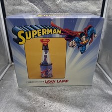 Vintage Superman Lava Lamp Rare Limited Edition Vandor 20