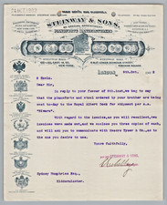 1902 Steinway & Sons Pianos London Hand Singed picture