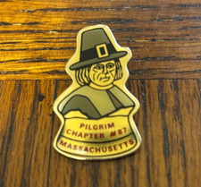 Vintage Bell Telephone Pioneers of America MA Chapter 87 Pilgrim Pin picture