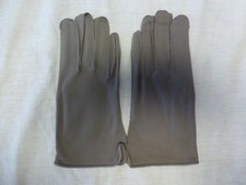 Gray Dress Gloves Military Nylon Parade Band Waiter Formal Sz 7 1/2  7.5 New picture