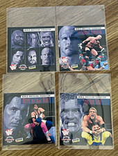 1997 WWF Stridex Collector Series 4 Card Lot Stone Cold Bret Hart Sycho Sid RARE picture