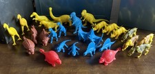 Vintage c1960s MARX or MPC Playset Dinosaurs Lot of 27 Figures picture