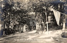 The main street in Mt. Tabor Mt. Tabor NJ 1907 RPPC Photo Postcard COPY picture