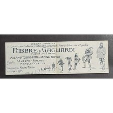 Advertising postcard Fabbre e Gagliardi picture