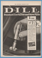 1927 Dill Mfg Co Cleveland OH Tire Valve Stem Parts Instant On Cap Inserts Ad picture