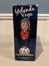 Yolanda Vega Talking Bobblehead New York Lotto Forever Collectible NEW IN BOX picture