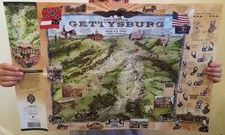 Gettysburg Illustrated Battle Map picture