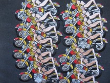 BIKER BABE PATCH LOT OF 14  ..4 X 2 IN. GLUE ON BACK.. picture