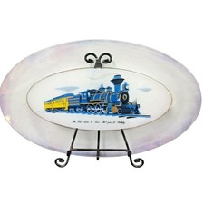 The First Santa Fe Train Plate, Tray, Platter - The Cyrus K. Holliday Railroad picture