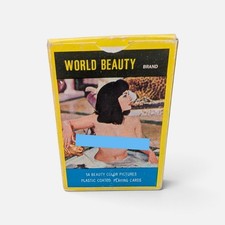 Vintage World Beauty Model Pinup Girl Playing Cards Full Color picture