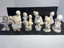 Lot of 11 Enesco Figurines 5 Precious Moments 2 Jonathan & David 2 PMI 2 MoreZ34 picture