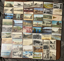 Vintage Oregon Postcards Lot of 50+ Has RPPC's Beaches Bridges Hotels Rivers - C picture