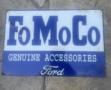 FoMoCo Ford Accessories Vintage Display Metal Sign 17 X 12 In. picture