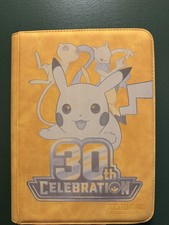 Pokemon 30th Anniversary Pikachu Master Set Binder made To Order picture