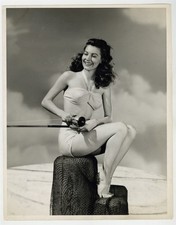 Ava Gardner 1947 Beautiful Swimsuit Bikini 11x14 Glamour Photo Huckster L335 picture
