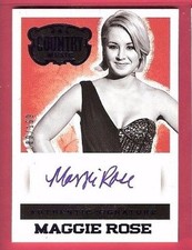 Maggie Rose AUTOGRAPH AUTO CARD #d 189/199 2014 PANINI COUNTRY MUSIC picture