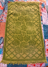 Vintage St. Mary’s Green Floral Bath Towel picture