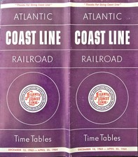 Vintage New Atlantic Coast Line Railroad December 13th, 1963 - April 25th, 1964 picture