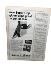 1972 Edmont Wilson Golf Gloves Original Print Ad Vintage 70s picture