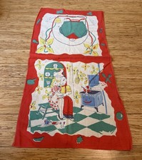 Vtg P&S Creations Kitchen Tea Towel Maid Or Husband & Wife & Potatoe Peeler picture
