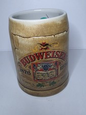 Vintage 1876-1976 Budweiser Centennial 100 Years Beer Stein Mug picture