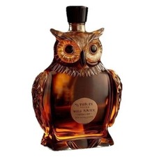 Alcohol Decanter 350ml Owl Shape Vintage Wine Decanter Glass Bottle picture