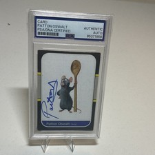 Patton Oswalt Signed Disney Ratatouille Remy Topps 2007 PSA Authentic picture