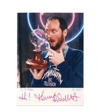 Kenny Everett Radio DJ & Comedian Promo Signed 5x4 Col  Promo Autographed picture