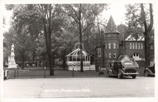 Town Hall, Stockbridge MI Michigan RPPC Photo Postcard COPY picture