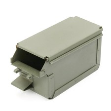 US WWII Browning .30 Cal 1919A4 Feed Tray 100 Round Ammo Box picture
