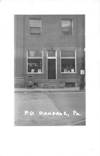 OAKDALE Pennsylvania postcard RPPC Allegheny County Post Office picture