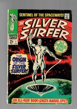 Marvel The Silver Surfer #1 VG (1968) Silver Age Stan Lee John Buscema 1st Issue picture