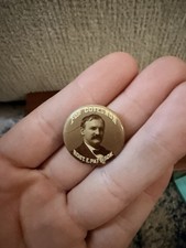 1890 Robert E. Pattison For Governor Pennsylvania Antique Political Photo Pin picture