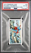 1972 HOLDING THE BRIDGE Primrose Conf. Superman-Paper Thin Card #45 PSA 6 EX-MT picture