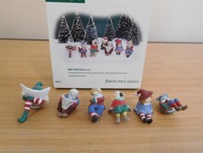 Dept 56 North Pole Accessory - Have A Seat Elves - Set of 6 #56.56437 picture
