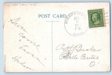 1910 Soldiers Monument Springfield Ohio OH DPO (1895-1935) Antique Postcard picture