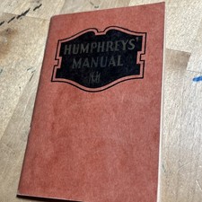 Vintage 1936 Booklet Humphrey's Manual Care and Treatment of Everyday Illness U2 picture