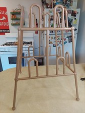Yaffa Basic Line Mod Shoe Storage Rack Vintage 1980s Retro Tan Color picture