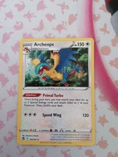 Pokemon Archeops 147/195 English Silver Tempest Non Holo Deck Exclusive picture