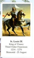 Saint Louis IX - Prayer (2 x 3.5